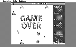 Santa Run atari screenshot